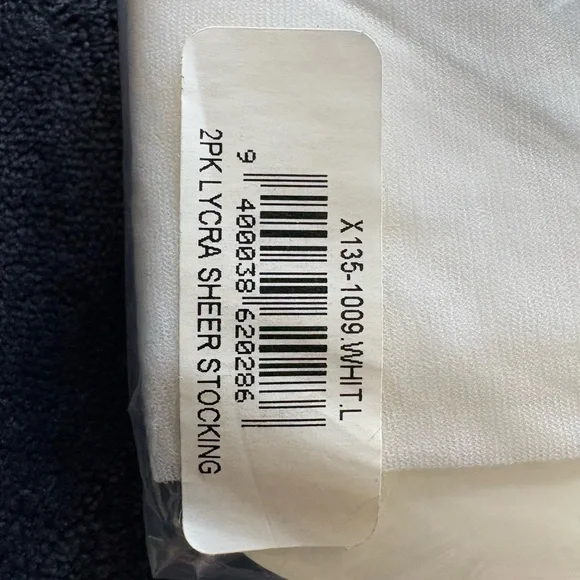 Fredrick’s of Hollywood White Stockings - Picture 2 of 3